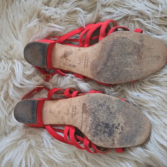 Red Celine sandal size 37.5 - Picture 6 of 9